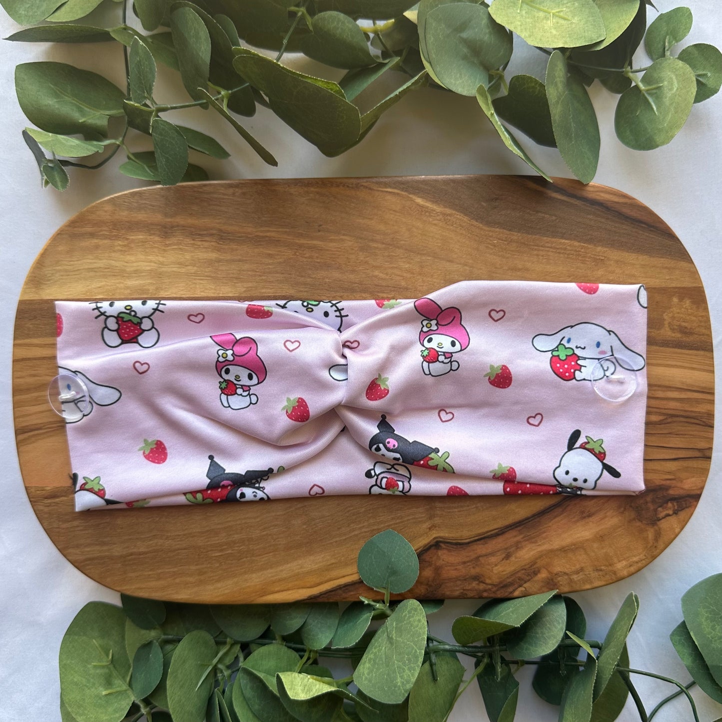 STRAWBERRY SANRIO CHARACTERS HEADBAND