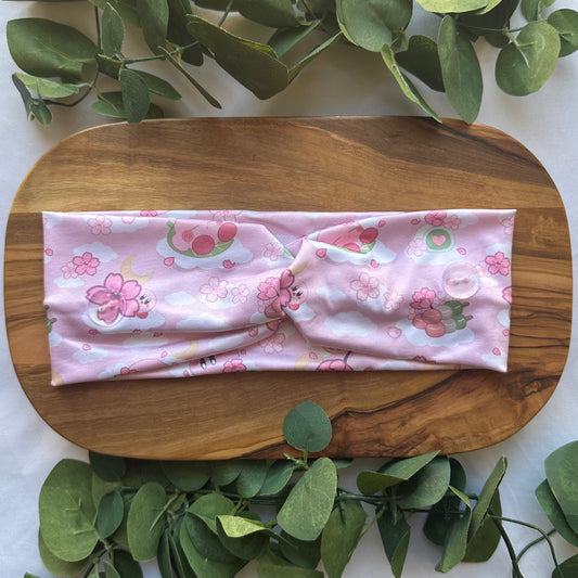 KIRBY - CHERRY BLOSSOM THEMED HEADBAND